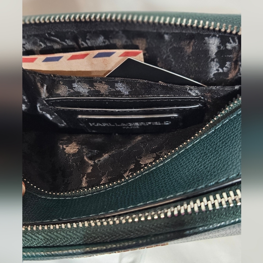 NWT Karl Lagerfeld crossbody bag Hunter - Picture 8 of 10